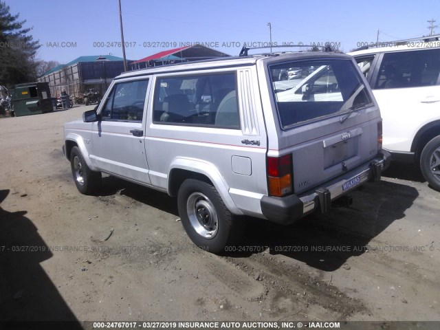 1JCUC7720FT126423 - 1985 JEEP CHEROKEE PIONEER SILVER photo 3