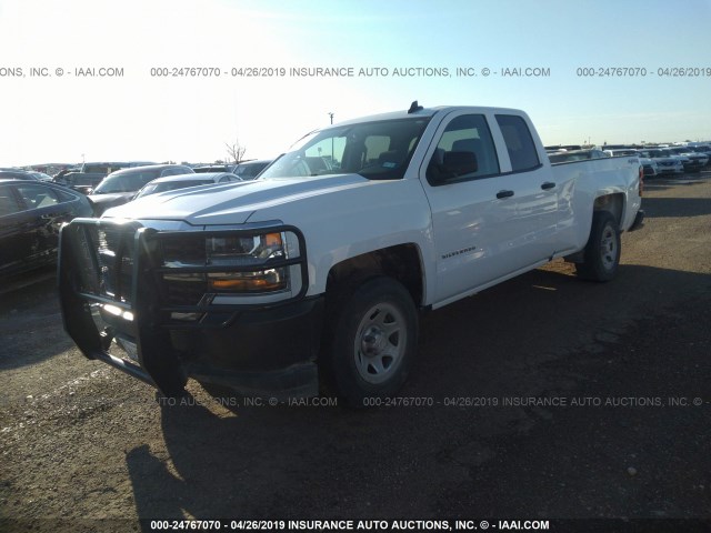 1GCVKNECXJZ295489 - 2018 CHEVROLET SILVERADO K1500/K1500 LS WHITE photo 2