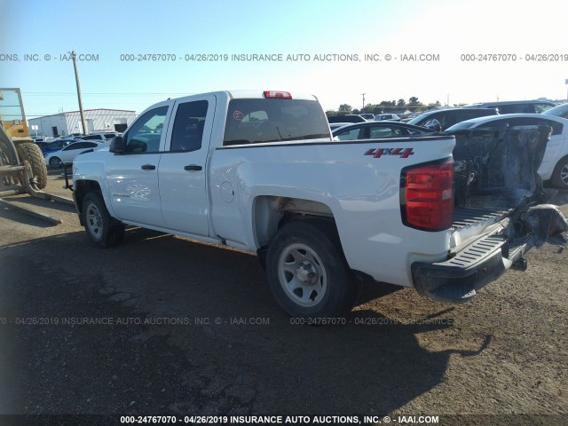 1GCVKNECXJZ295489 - 2018 CHEVROLET SILVERADO K1500/K1500 LS WHITE photo 3