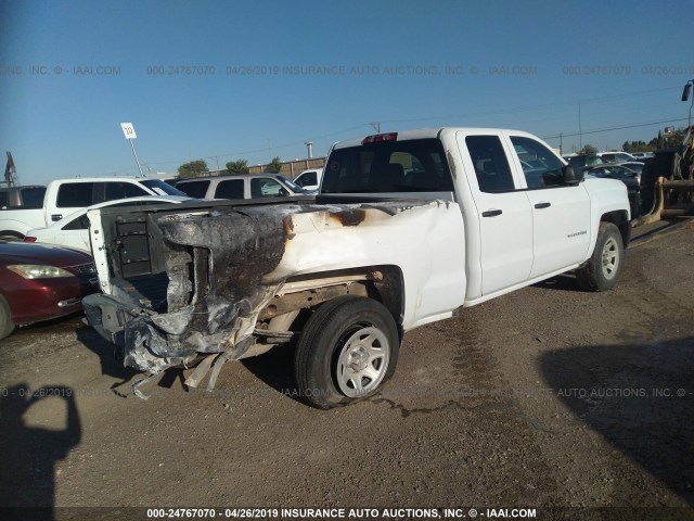 1GCVKNECXJZ295489 - 2018 CHEVROLET SILVERADO K1500/K1500 LS WHITE photo 4