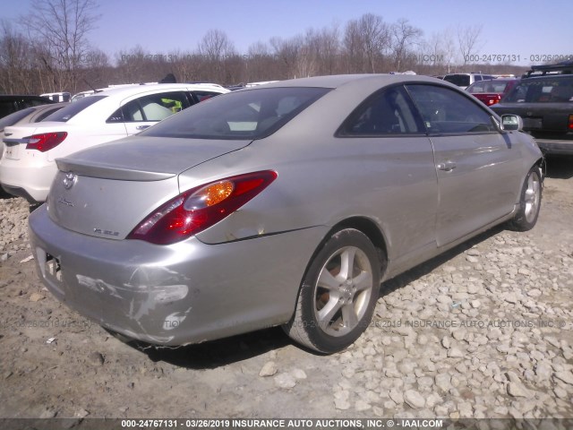 4T1CA30P96U096958 - 2006 TOYOTA CAMRY SOLARA SE/SLE SILVER photo 4