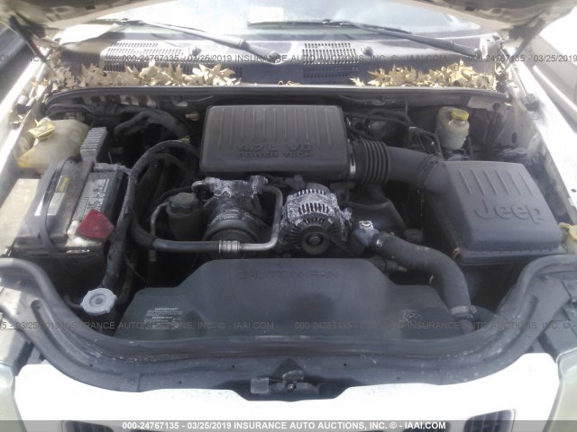 1J4GW48N24C281401 - 2004 JEEP GRAND CHEROKEE LAREDO/COLUMBIA/FREEDOM 白色 照片 10