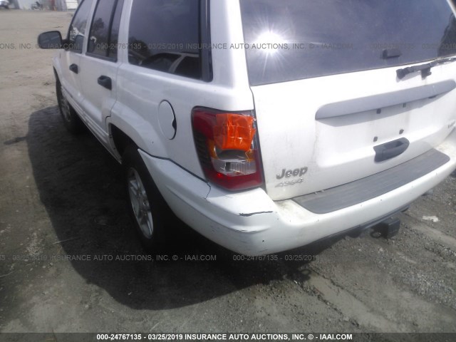 1J4GW48N24C281401 - 2004 JEEP GRAND CHEROKEE LAREDO/COLUMBIA/FREEDOM 白色 照片 6