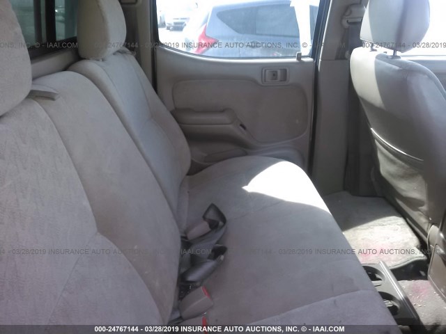 5TEHN72N61Z867572 - 2001 TOYOTA TACOMA DOUBLE CAB 金色 照片 8