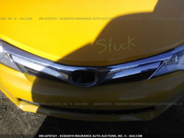 4T1BD1FK2EU124228 - 2014 TOYOTA CAMRY HYBRID/LE/XLE YELLOW photo 10