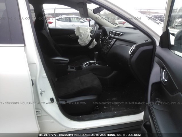 5N1AT2MV9EC796388 - 2014 NISSAN ROGUE S/SL/SV WHITE photo 5