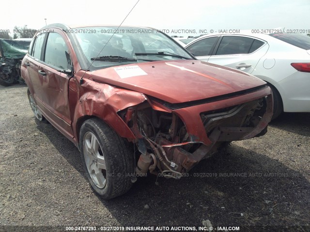 1B3HB48B17D599649 - 2007 DODGE CALIBER SXT ORANGE photo 1