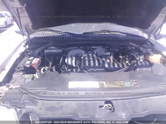 5LMFU27R53LJ40703 - 2003 LINCOLN NAVIGATOR WHITE photo 10