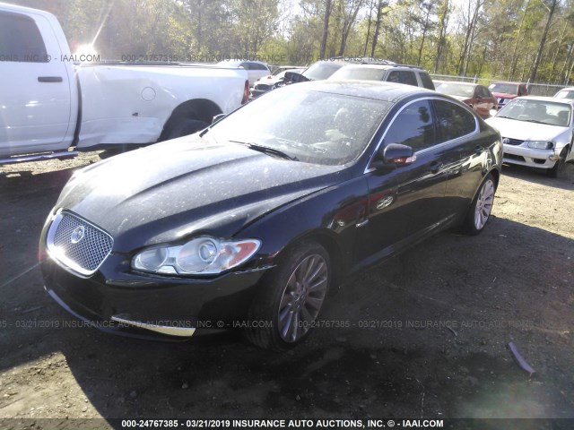 SAJWA06B19HR04875 - 2009 JAGUAR XF PREMIUM LUXURY BLACK photo 2