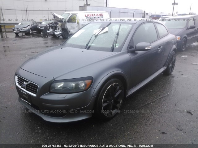 YV1MK672X82063008 - 2008 VOLVO C30 T5 GRAY photo 2