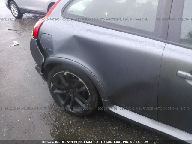 YV1MK672X82063008 - 2008 VOLVO C30 T5 GRAY photo 6