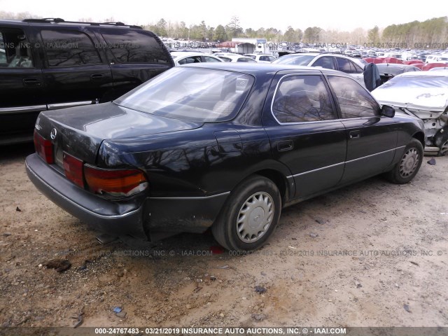 JT8UF11E7N0111330 - 1992 LEXUS LS 400 BLACK photo 4