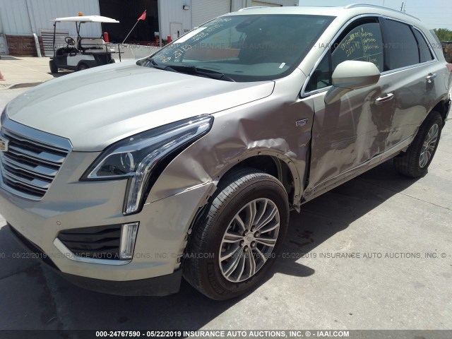 1GYKNBRS9HZ202198 - 2017 CADILLAC XT5 LUXURY GOLD photo 6