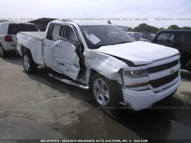 1GCRCPEC7JZ212904 - 2018 CHEVROLET SILVERADO C1500 CUSTOM WHITE photo 1