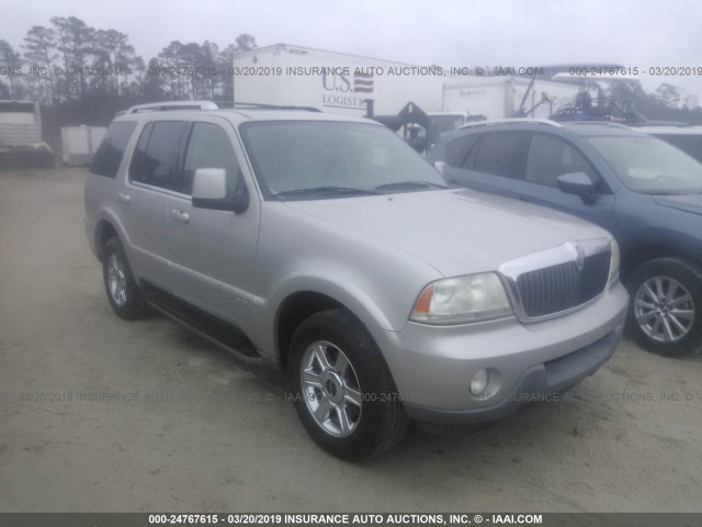 5LMEU88HX4ZJ33555 - 2004 LINCOLN AVIATOR 银色 照片 1
