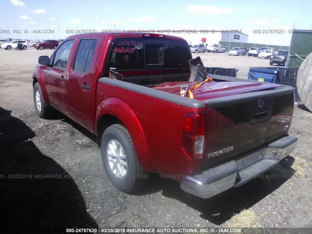 1N6AD0ER3HN753050 - 2017 NISSAN FRONTIER S/SV/SL/PRO-4X RED photo 3