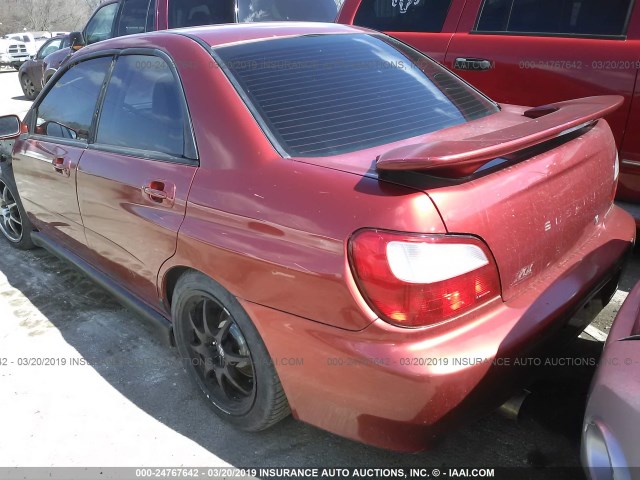 JF1GD29642G510728 - 2002 SUBARU IMPREZA WRX RED photo 3