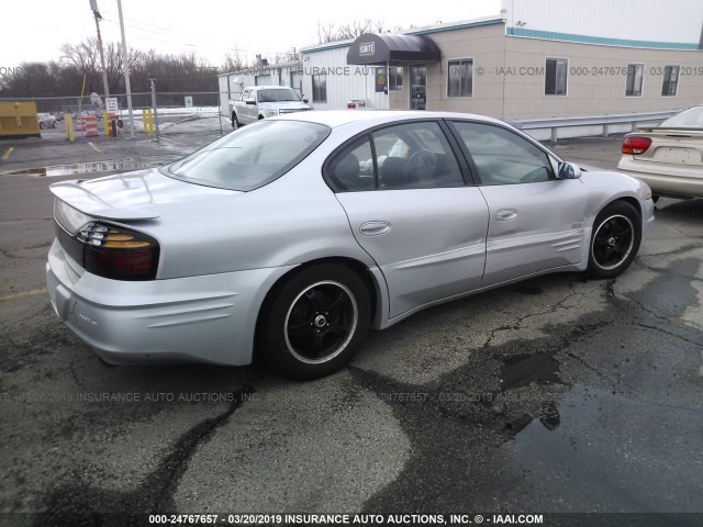 1G2HY54K234167689 - 2003 PONTIAC BONNEVILLE SLE SILVER photo 4