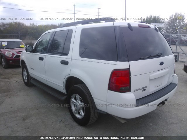 1FMZU63K55UA90124 - 2005 FORD EXPLORER XLT/XLT SPORT/NBX Ağ foto 3