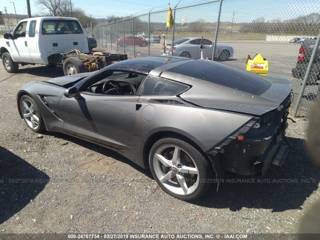 1G1YA2D74G5107836 - 2016 CHEVROLET CORVETTE STINGRAY/1LT SILVER photo 3