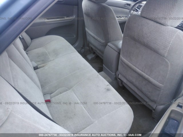 4T1BE32K32U567370 - 2002 TOYOTA CAMRY LE/XLE/SE BLUE photo 8