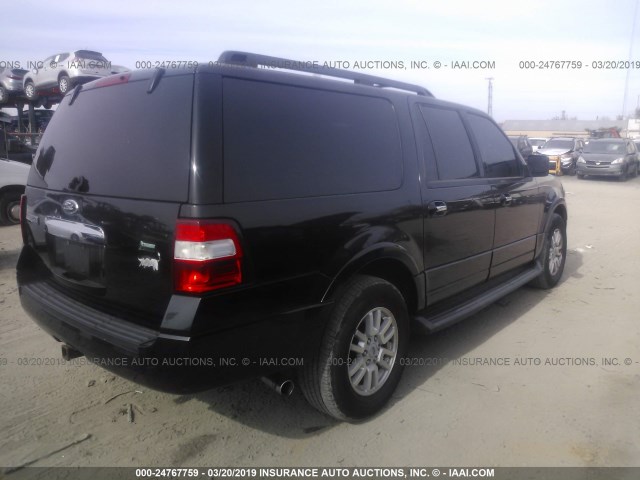 1FMJK1J58DEF19669 - 2013 FORD EXPEDITION EL XLT/EL KING RANCH BLACK photo 4