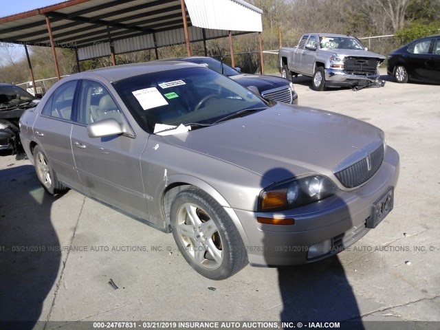 1LNHM86S81Y617272 - 2001 LINCOLN LS GOLD photo 1