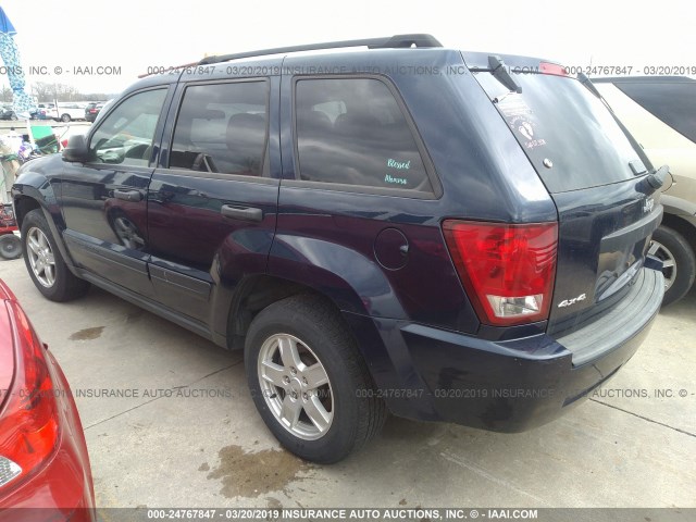1J4GR48K35C659188 - 2005 JEEP GRAND CHEROKEE LAREDO/COLUMBIA/FREEDOM 海军蓝 照片 3