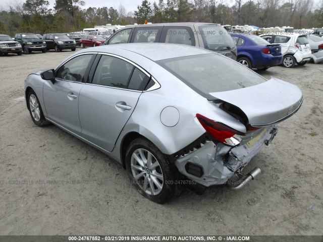 JM1GJ1U50G1406808 - 2016 MAZDA 6 SPORT SILVER photo 3