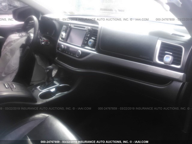 5TDJKRFH0FS096699 - 2015 TOYOTA HIGHLANDER XLE შავი ფოტო 5