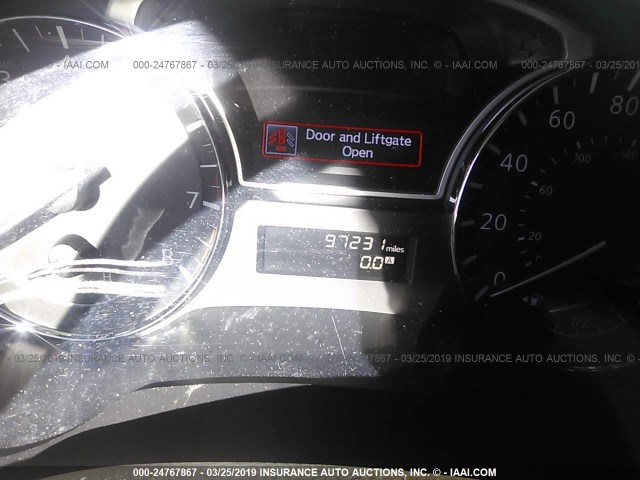 5N1AR2MM9EC610693 - 2014 NISSAN PATHFINDER S/SV/SL/PLATINUM WHITE photo 7