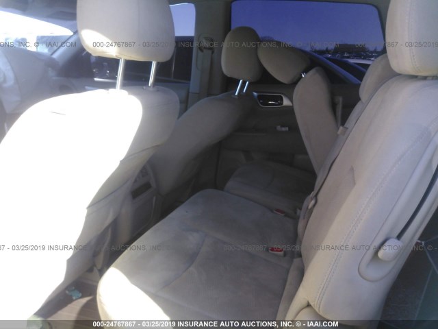 5N1AR2MM9EC610693 - 2014 NISSAN PATHFINDER S/SV/SL/PLATINUM WHITE photo 8
