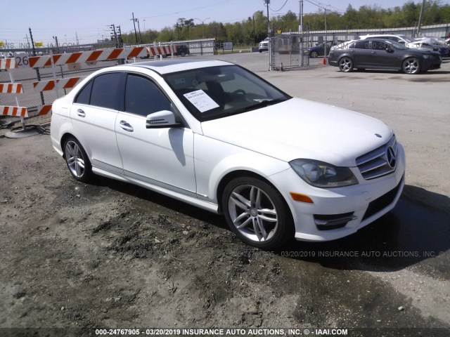 WDDGF4HB7DR290979 - 2013 MERCEDES-BENZ C 250 WHITE photo 1