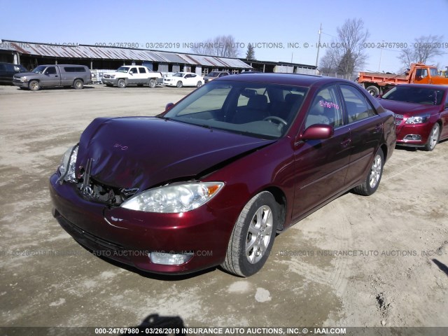 4T1BF30K35U091464 - 2005 TOYOTA CAMRY LE/XLE/SE MAROON photo 2