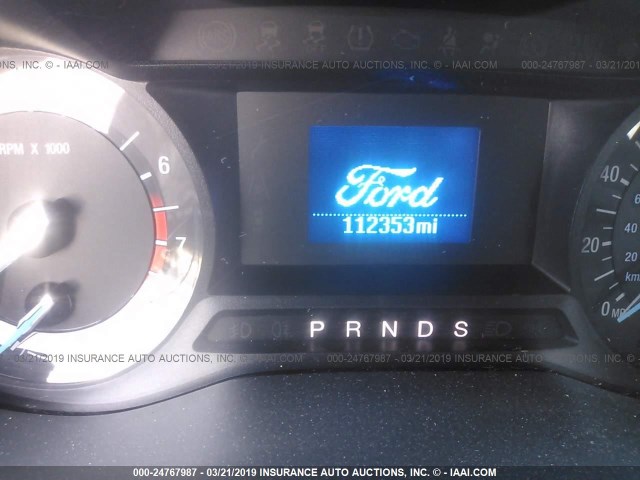 1FA6P0G75E5361295 - 2014 FORD FUSION S BLACK photo 7