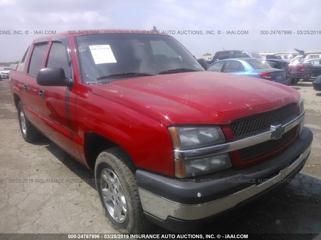 3GNEC12Z26G124216 - 2006 CHEVROLET AVALANCHE C1500 RED photo 1