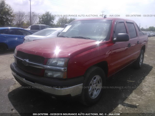 3GNEC12Z26G124216 - 2006 CHEVROLET AVALANCHE C1500 RED photo 2