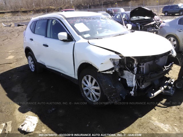 5N1AT2MV1GC776459 - 2016 NISSAN ROGUE S/SL/SV WHITE photo 1