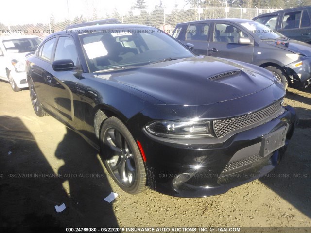 2C3CDXHG4KH578889 - 2019 DODGE CHARGER GT BLACK photo 1