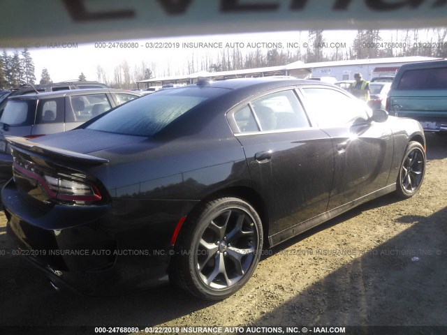 2C3CDXHG4KH578889 - 2019 DODGE CHARGER GT BLACK photo 4