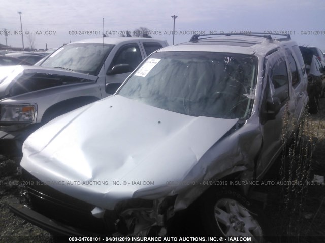 1FMYU04156KA46071 - 2006 FORD ESCAPE LIMITED SILVER photo 2