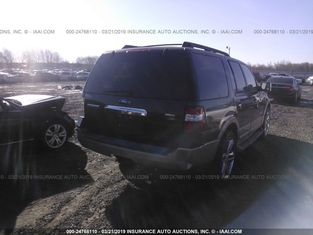 1FMFU175X7LA07161 - 2007 FORD EXPEDITION EDDIE BAUER BLACK photo 4