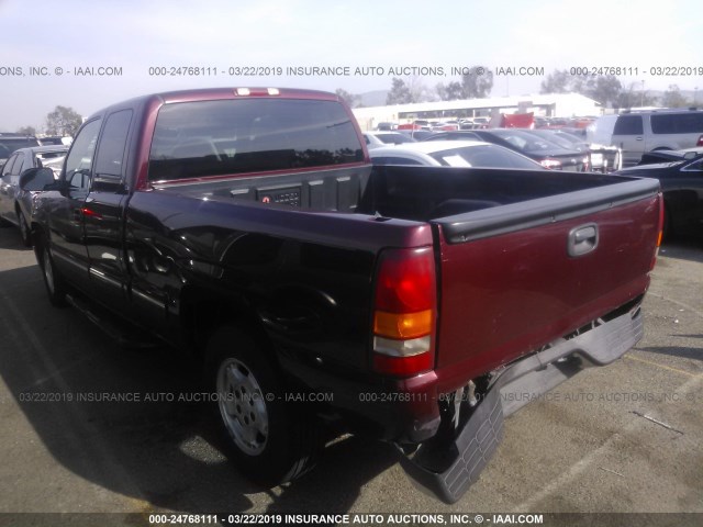 2GCEC19V721207980 - 2002 CHEVROLET SILVERADO C1500 BURGUNDY photo 3