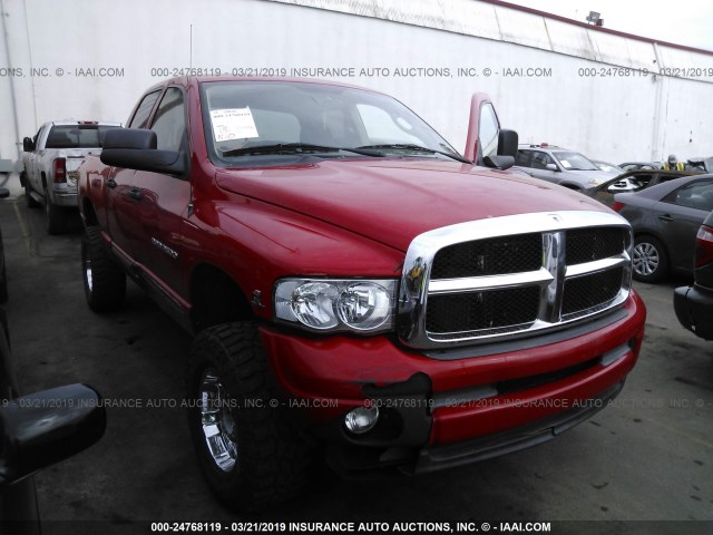 3D7KU28683G748289 - 2003 DODGE RAM 2500 ST/SLT RED photo 1
