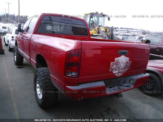 3D7KU28683G748289 - 2003 DODGE RAM 2500 ST/SLT RED photo 3