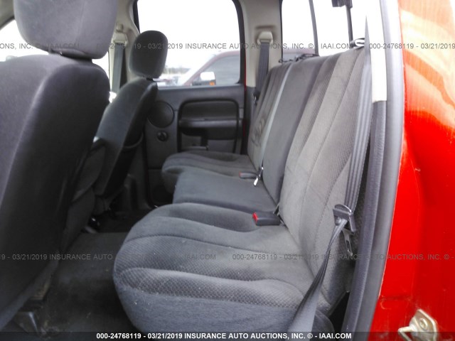 3D7KU28683G748289 - 2003 DODGE RAM 2500 ST/SLT RED photo 8