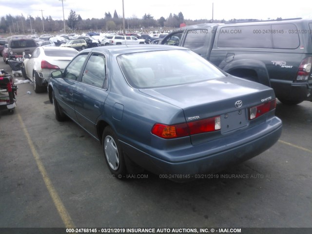 4T1BG22K8YU936477 - 2000 TOYOTA CAMRY CE/LE/XLE BLUE photo 3