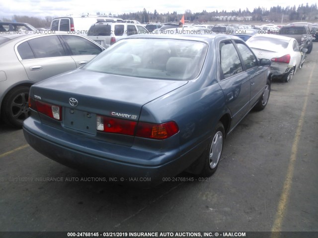 4T1BG22K8YU936477 - 2000 TOYOTA CAMRY CE/LE/XLE BLUE photo 4