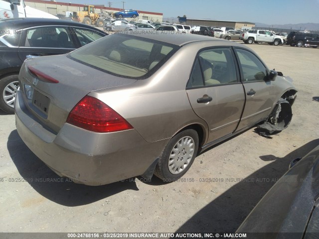 JHMCM56196C004214 - 2006 HONDA ACCORD VALUE GOLD photo 4