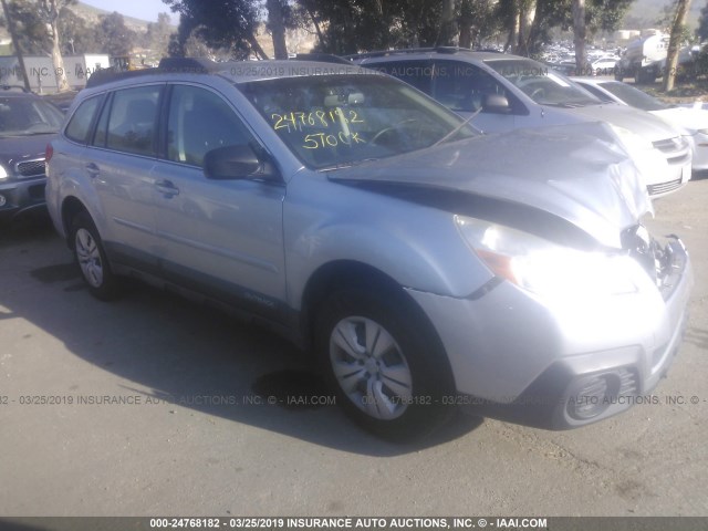 4S4BRCAC5D1229584 - 2013 SUBARU OUTBACK 2.5I Light Blue photo 1